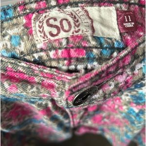 used floral shorts